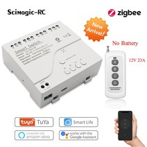 Zigbee 3.0 tuya 4CH 스마트 모듈 무선 WiFi 스위치 5-32VRF433.92MHz 수신기 16A 릴레이 Alexa Google 홈, 한개옵션1, 03 4CH zigbee and 433