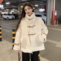 여자 후리스 뽀글이 흰색 점퍼 패딩 오버핏 케주얼 수지 제니 양털 화이트 흰색 자켓 루즈핏 기모안감