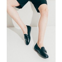 [레나트위스트락로퍼] 블랙 레더 여성 FFSO1E023BK