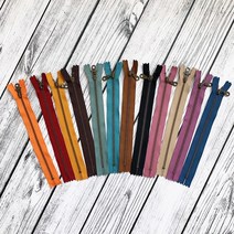 후야몰/YKK/청동/지퍼/둥근고리3호-10cm/퀼트/홈패션/의류부자재/프랑스자수-당일발송, 청동10cm-옐로우오렌지