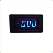 YB5135A 3 및 1/2 LED 디지털 DC 전압계 200mV/2V/20V/200V/500V 모니터 테스터 볼트 패널 미터 3.5, [02] Blue, [06] DC200mV, [02] Power supply DC12V