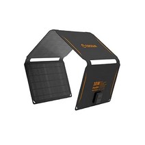 FlexSolar 30W 휴대호환 태양열 충전기19.8V/1.6A 발전소 호환 USB QC3.0/DC 포트 방수 IP67 접이식 태양열 패널 야외 캠핑 하이킹 RV 트립호환 휴대폰, E-30W