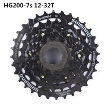 자전거스프라켓 스프로킷 shimano hg200 7 speed k7 12-28t 12-32t hg41 11-28t mtb 카세트 프리휠 cs-hg200 7s for mtb 산악, hg200-7 12-32t