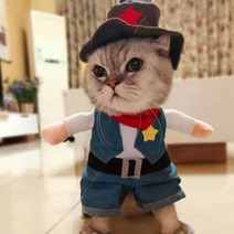 재킷 특이한 카보이 캐주얼 귀여운 트렌디 강아지 카고 데님코트 매력적인 댕댕이 스커트 작업복