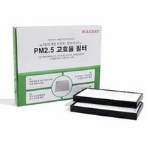 [KT알파쇼핑]에어컨필터 다이아코트 PM2.5 최소작은먼지 현대, H7_W3AD216