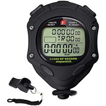 스코어보드 전자점수판 전자점수판 테니스점수판 농구전광판rolilink 스톱워치 금속 스톱워치 10 랩 메모리 스톱워치 타이머 스포츠 대회 게임을 위한 카운트다운 타이머 스톱워치, 백라이트가 있는 100랩