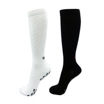 위풋 테크나비 인아웃 논슬립 컴프레션 니삭스 블랙 화이트(택1), 화이트