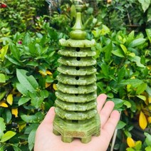 자연석 천연석 수석 돌 스톤 옥탑 포인트 조각 돌 문창 타워 에너지 및 차크라 수정 치유 결정, 1pc