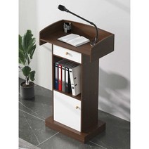 교회 강대상 연설대 강연대 사회대 강의 단상 사회자 회의실 주보꽂이 원목, (추천모델)웜화이트