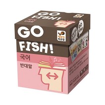 한글배우기 학습 카드게임 국어 반대말 맞추기 7세이상 M49098