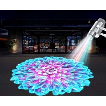 로고젝터 야외 고보라이트 방수 바닥 바닥광고, 비방수35W/리모컨없음/블랙/실버회전및고정