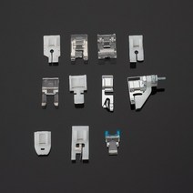 미니 미싱 가정용 손 휴대용 재봉틀 15/11/6/4pcs 노루발 형제 가수 Janom 발 세트 재봉 액세서리 도구, 09 11pcs-B1 bag