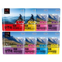 이지밥 대용량 핫앤쿡 곱빼기 비빔밥 8개 세트 발열도시락, 단품