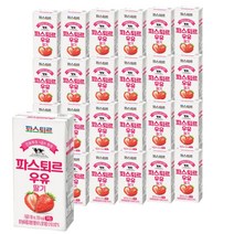 파스퇴르전용목장 딸기우유190ml(24팩)