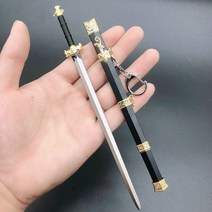 레이피어 메탈 합금 소드 삼국지 무기 검 칼 미니어처 피규어 미니어쳐 중세검 중세 기사 서양 장식용 소드 가검 장난감 장식 모음 진열대 포함, A