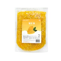 (런칭특가) Cafe fruit 과육이 살아있는 망고청 1kg, 망고청1개