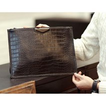 악어 가죽무늬 남자클러치백 손가방 클러치백추천 남자일수가방
