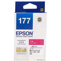 엡손 EPSON 정품잉크 T177170 T177270 T177370 T177470, 1개, T177370 빨강