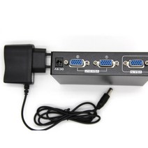 VGA케이블 모니터연결케이블 디스플레이포트 2 포트 VGA 200MHz 비디오 HD 신호 증폭기 부스터 분배기 공유 상자 1920x1440 PC 모니터 프로젝터 미국 플매트 카펫, [01]  0.5m, 01 EU Plug_01 < =0.5m