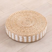 도매토피아 홈센스 라탄 쿠션방석(40x10cm) (화이트), 단품