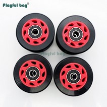 레이싱 더블 롤러 스케이트 95A 라인 휠 58x39MM 부품 608RS 베어링 AMB151, 01 AMB151-A