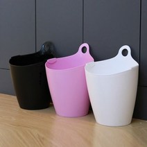 매직크린 N칸칸이 걸이형휴지통 블랙, 단품