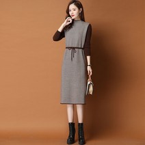 Shen Xiao She 더애수 머메이드 밴딩 미디스커트 원피스