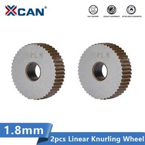 XCAN-선형 널링 휠 금속 선반 HSS 도구 2cs 1.8mm