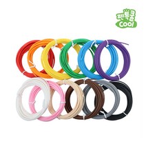 펜톡 저온 3D펜 PCL 필라멘트 재료 5m 12색 (1.75mm), 11-회색
