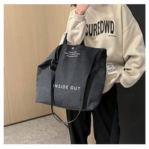 브아지루 심플 캔버스 여성 에코백