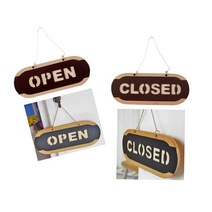 OPEN ClOSED 오픈클로즈 우드 사인걸이 1개