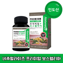 네추럴라이즈 프리미엄 보스웰리아 인도산 관절 부모님 식물성 식약처 2개월분 60g, 60캡슐×2개