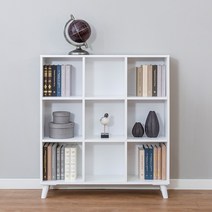 블리스데코 루메스 9칸 책장 BOS039_C, 화이트