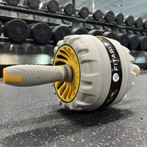 FIABLE 부상방지 AB슬라이드 롤아웃 복근 코어 운동기구 괴물 휠 17cm, 부상방지 AB슬라이드 - 초보자, 화이트