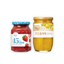 복음자리 45도딸기잼350g+유자차480g