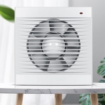 배기팬 4/6/8Inch 추출기 환기 팬 배기 공기 송풍기 고속 욕실 주방 화장실 창 벽, 01 4inch_01 White