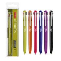 모리스 MORRIS 국산 스타플로 3색볼펜 (리필심1개포함), 올리브그린