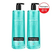 뉴트로지나 레인바스 리플레니싱 바디워시 퓨어 아쿠아 향, 473ml, 2개