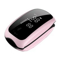 산소포화도측정기 휴대용 손가락 끝 맥박 농도계 충전식 혈액 홈 옥시 미터, PINK
