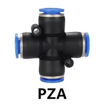 PE 배수로 주름 관 PU PE PV PK PZA PY HVFF SA PM 공압 피팅 파이프 커넥터 튜브 에어 호스 퀵 릴리스 피팅 4mm 6mm 8mm 10mm 12mm 16m, 05 PZA, 16MM