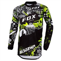 산악용 MTB 자전거 남성용 긴 소매 모토크로스 사이클링 저지 배트 폭스 다운힐 산악 자전거 MTB 셔츠 오, 15 C-L019_04 M