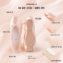성인발레화 슈즈 무용 편한 연습 토슈즈 발레 신발 취미 댄스, 37, E
