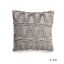 Fayou 고급 소파쿠션 쇼파쿠션 북유럽 쇼파쿠션솜포함, 코어 없는 45*45cm, MR-A 꽃 회색