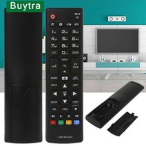 나인틴 스마트 무선 원격 제어 ABS 교체 433 MHz 텔레비전 범용 LG AKB74915324 LED LCD TV 컨트롤러 블랙, 한개옵션0