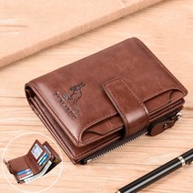 천연소가죽명함케이스 여자카드지갑 이니셜각인 2021 패션 남자 동전 지갑 RFID 차단 남자 가죽 지갑 지퍼 명함 홀더 ID 돈 가방 지갑 남성