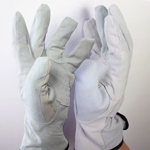 TIG장갑 다목적알곤장갑 가죽장갑 돈피(백색) 1켤레