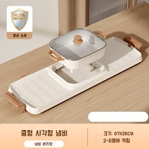 고기굽는기계 전기생선그릴 삼겹살불판 훠궈냄비, 중형 사각냄비 분리형