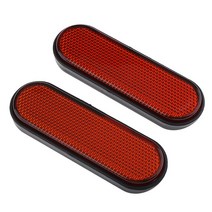 Royalways 야마하 혼다 스즈키 오토바이 자전거 앞 포크 반사판 오렌지