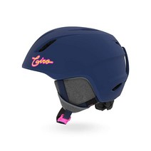 Giro Launch Youth 스노우 헬멧 - 매트 미드나이트/네온 조명 - 사이즈 S (52–55.5cm)