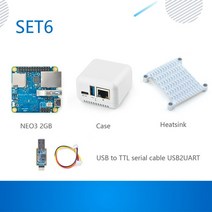 라즈베리파이피코 아두이노스마트팜 nanopi neo3 미니 개발 보드 rk3328 포트, 번들 6